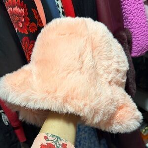 Cute pink bucket hat